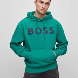 French-Terry Cotton Logo-Print Hoodie