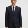 Micro Patterned Virgin Wool Regular Fit 2-Piece Suit Set