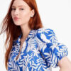 Patterned Satin-Effect Short Skirt